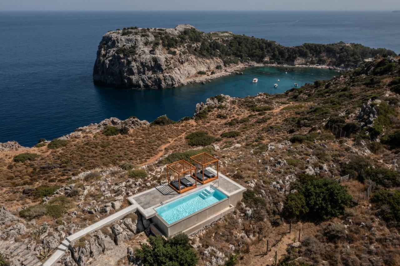 Pristine Seaview Villa , With 5-Star Resort Access Faliraki Exterior foto