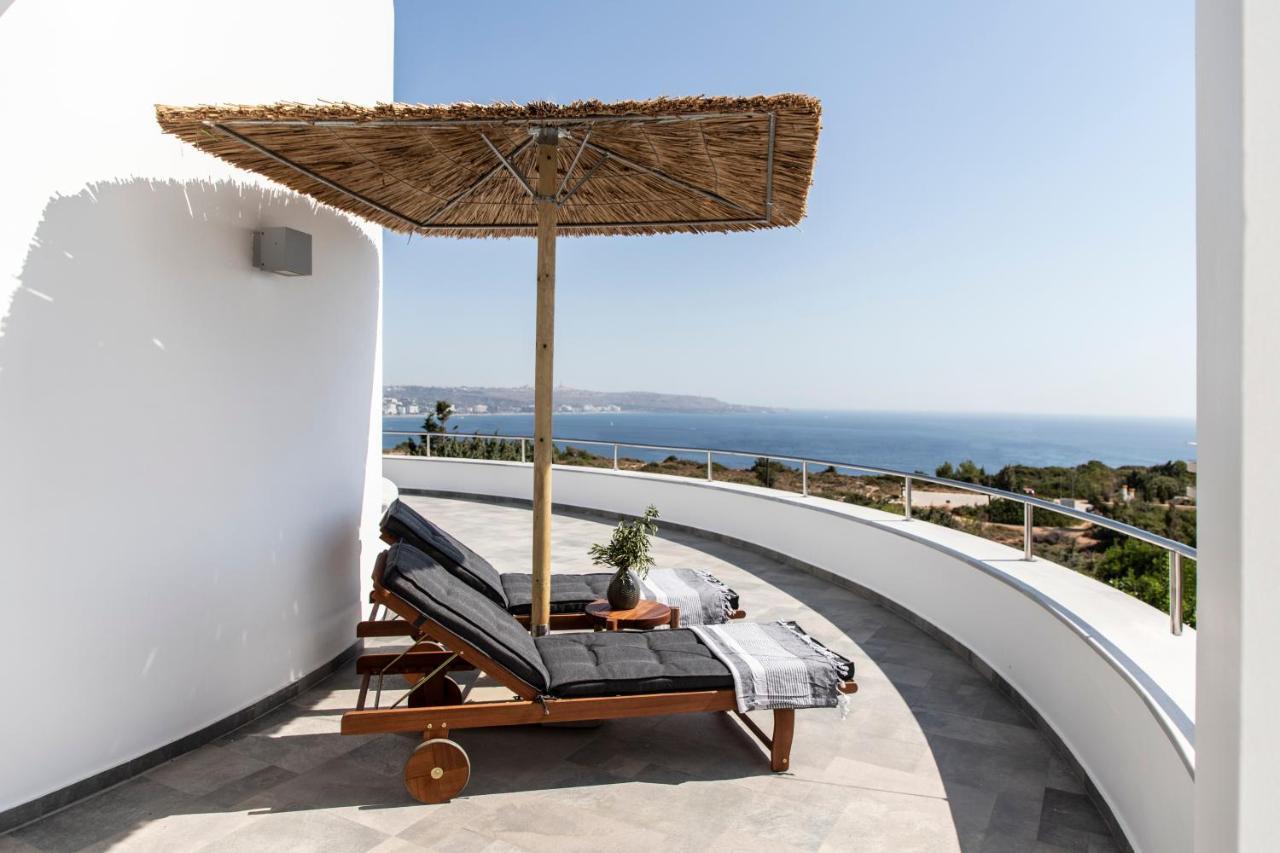 Pristine Seaview Villa , With 5-Star Resort Access Faliraki Exterior foto