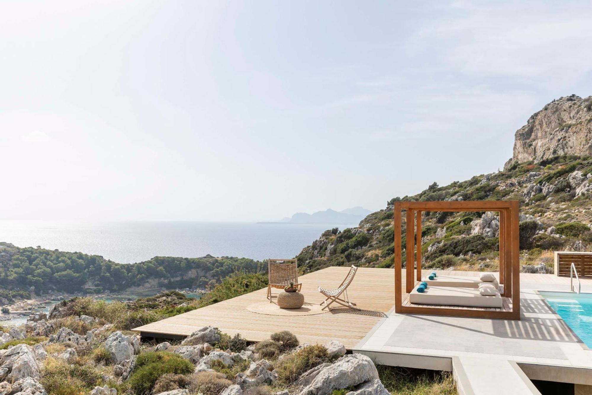 Pristine Seaview Villa , With 5-Star Resort Access Faliraki Exterior foto